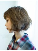 レーヤーたっぷりのショートボブ☆