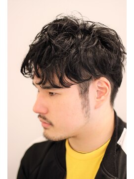 ノイセル(Noisyle) 黒髪ツーブロックイメチェン無造作マッシュ