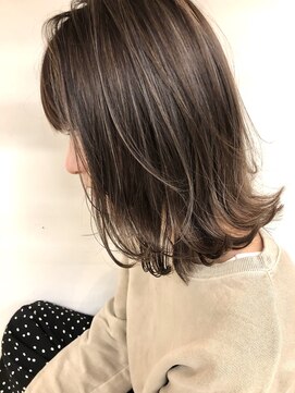 キアラ(Kchiara) ベージュカラー都会的ハイライトグラデーション/kchiara川野直人