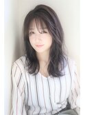 【vinculo】シースルーバングのラフレイヤー