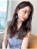 アフロート斎藤　ダークブラウンカジュアルヘア髪質改善小顔ヘア