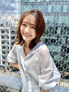 エクリ(equri×SHISEIDO) シースルーバング　セミレイヤースタイル