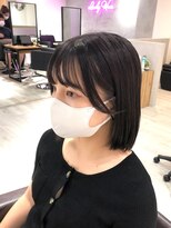 ラッキーヘア 加古川(Lucky Hair)&nbsp;暗髪で可愛い！ミディボブ【シン】