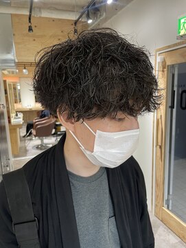 クオル 立川(QOL) マッシュ×波巻きスパイラルパーマ