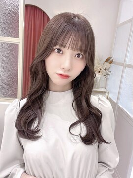 ランド 原宿表参道(LAND) ショコラアッシュ/ヘルシースタイル/ふんわりカール/前髪カット