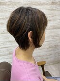 デザインカラー前下がりショート
