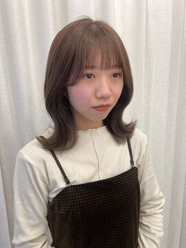 ボタン ハカタ(VOTAN hakata) 【ろみおStyle】オリーブベージュカラー/顔周りカット