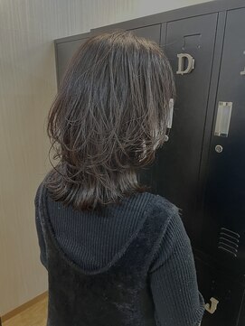 ギフト ヘアー サロン(gift hair salon) レイヤーカット×モカブラウンカラー