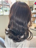 ツヤカールヘルシースタイルルーズヘアショコラアッシュ