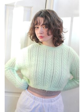 アロマ ヘアー ルーム 新宿3号店(AROMA hair room) エアリーウェーブヘア☆外ハネボブスタイル☆ 似合わせカット☆