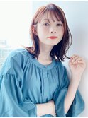 大人ボブ*くびれボブ*外ハネボブ*結べるボブ*前髪あり*丸顔3