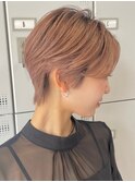 30代40代大人女性/前髪ありショートボブ/ショートヘア/髪質改善