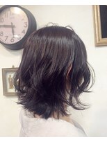 ランプ ヘアー(lamp hair)&nbsp;オーキッドグレージュ×ミディアムレイヤー/lamp 清水