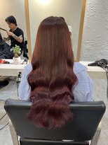 ブレンド 渋谷(BLend)&nbsp;前髪アンブレラカラーこなれミディイメチェン韓国マッシュ