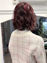 ラレイ ハラジュク(Lalei harajuku)&nbsp;原宿ボブパーマスパイラルパーマ10代20代30代40代ピンクブラウン