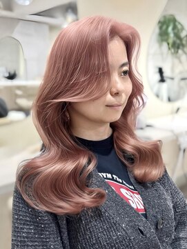 ミズチャーム(Ms.CHARM) ピンクベージュレイヤー/10代/20代/30代/外苑前