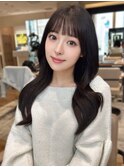 イメチェン/ハッシュカット/フルバング/似合わせカット/韓国ヘア