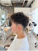 スパイキーアップバング