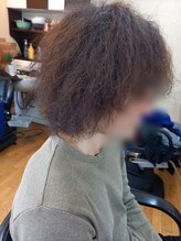 男&女のヘアーサロンF ツイストスパイラルハードパーマスタイル
