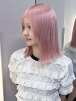 ソル バロール 表参道(SOL .valor)&nbsp;ハイトーンカラーペールピンクシルバーホワイトブロンドレイヤー