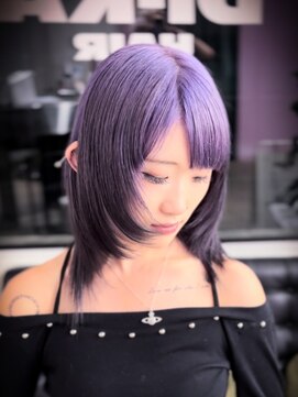 ディーカヘアーセンダイ(Di KA HAIR sendai) ペールパープル