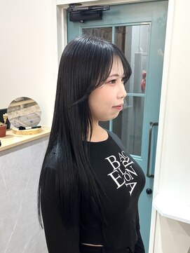 韓国風透明感ブラックカラー/トリートメント