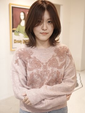 ウィム(wim) " くびれボブ "/レイヤーボブ/顔周り/シースルー/レイヤー