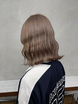 ニコ トウキョウ 渋谷(nico TOKYO) ミルクティーブラウンダブルカラーベージュハイトーン