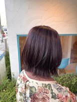 アトリエコパン(atelier copan)&nbsp;ボブレイヤー×バイオレットカラー