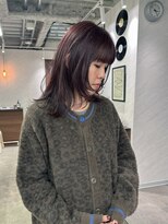 トーン(tone)&nbsp;ボルドー×カジュアルレイヤー