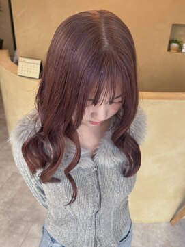 ロア(LORE) 暖色カラー/ブリーチ/ダブルカラー/ピンクベージュ