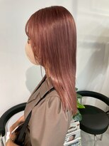  fit stand 千葉/ショートボブ/カット/パーマ/ダブルカラー/トリートメント/縮毛矯正&nbsp;イメチェン/ピンクベージュ/アンブレラカラー[千葉]