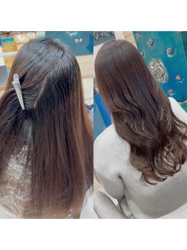 ラニハナクドウ(lanihana.kudo) #ストレート施術#シナモンベージュ