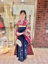 媛(en)&nbsp;卒業式☆袴きつけ、ヘアー