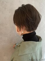 クラン エン バイ ヘッドライト 二子玉川店(clan en. by HEADLIGHT) アッシュグレージュ×ひし形ショートボブ×ヘルシースタイル