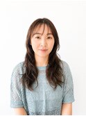 【レイヤーパーマスタイル／アッシュグレー】
