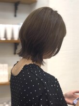 ゴーシェン 津田沼本店(Goshen)&nbsp;くびれボブ/大人レイヤーボブ/オリーブベージュ