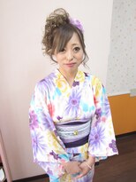 美容室イーナ(e na)&nbsp;サイドアップで華やか☆浴衣着付け