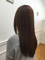 ブルーム ヘアアンドメイク(bloom hair&make) ナチュラルストレートダークグレージュカラー