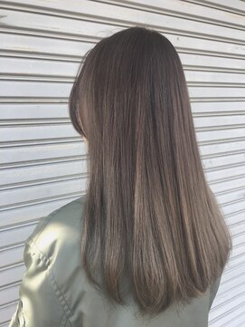 ユニヴァース 篠ノ井店(u ni verse) 明るめグレージュ☆