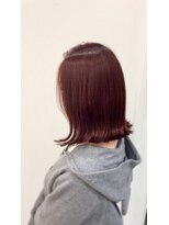 シュー(Chou)&nbsp;Noブリーチ透明感バツグン☆外ハネボブ