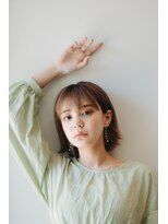 プリマ(PRIMA)&nbsp;透明感UP♪外ハネ × ナチュラルボブ☆20代,30代にオススメ！3