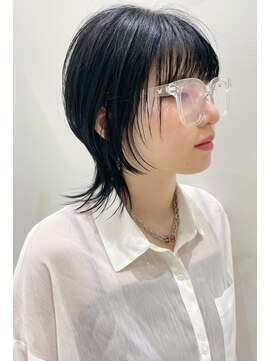 トルネード(TORNADO) 韓国風ショート ネオウルフ ブルージュ レイヤースタイル t72