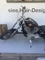 シーヘアデザイン(siee.Hair-Design)&nbsp;バイクに乗って出勤してます！