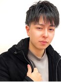 ショートミディアム/アップバング/韓国風ツーブロック　ビジネス