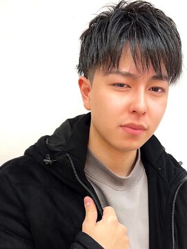 銀座マツナガ 浅草店 ショートミディアム/アップバング/韓国風ツーブロック　ビジネス