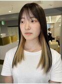 インナーカラー 髪質改善 三宮 神戸美容室 ブリーチ