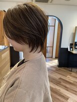 ロク ヘアー(LOC HAIR) マッシュウルフ　オリーブグレージュ