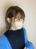 ラフ バイ マグ 南松本(R.A.F. by Mag)&nbsp;透明感♪髪質改善カラー外ハネボブ小顔艶感