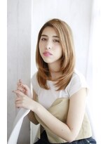 ラクシア(LUXIA)&nbsp;かきあげハイトーンベージュの内巻きカール